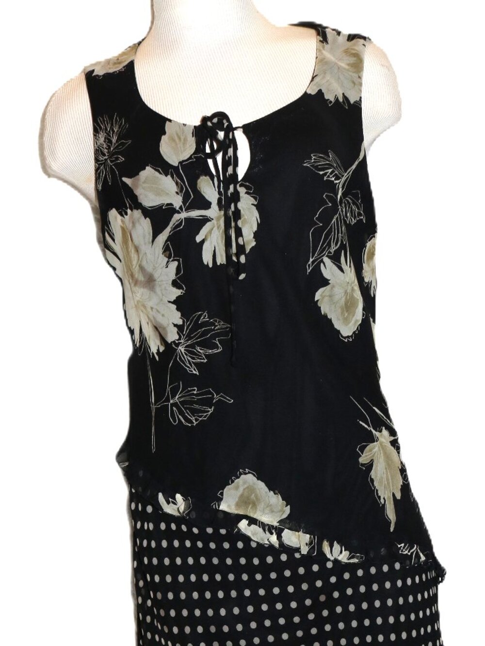 I.V.Y Vintage floral dress size 14 whimsical and bohemian Y2K VTG